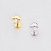 3D MUSHROOM TOP PUSHIN (THREADLESS) 316L SURGICAL STEEL LABRET SET